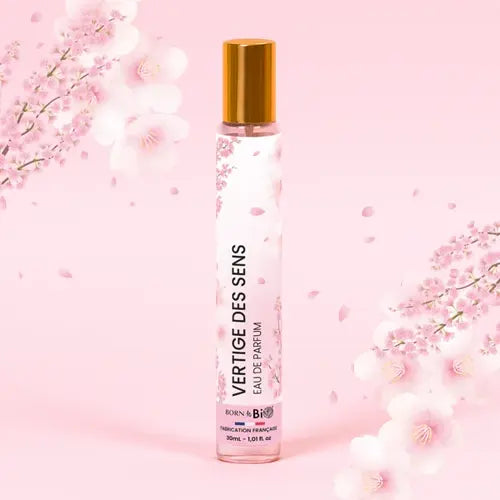 Floral fruity eau de parfum — cherry blossom & bergamot — natural fragrance made in Vichy, France — 30ml | LaPeNu