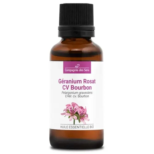 Organic Essential Oil - Geranium Rosat cv Bourbon
