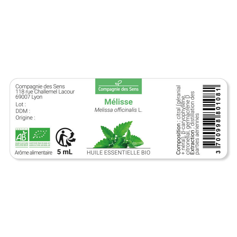 Bio Ätherisches Öl - Melisse