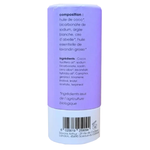 Organic Deodorant - Lavender (Solid)